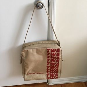 Vintage TWA Travel Bag